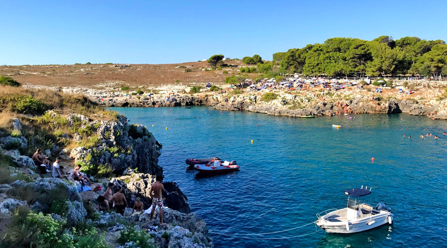 La costa a porto Badisco