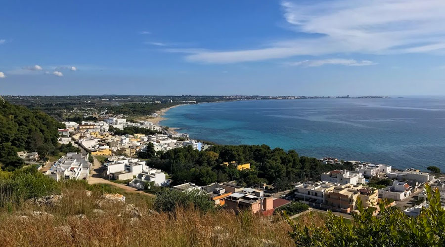 Lido Conchiglie vista dall'alto