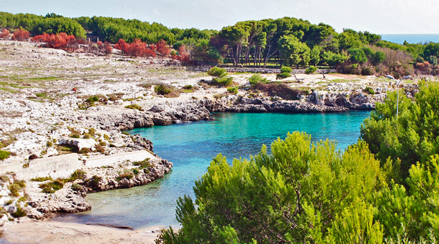 La spiaggia di porto Badisco