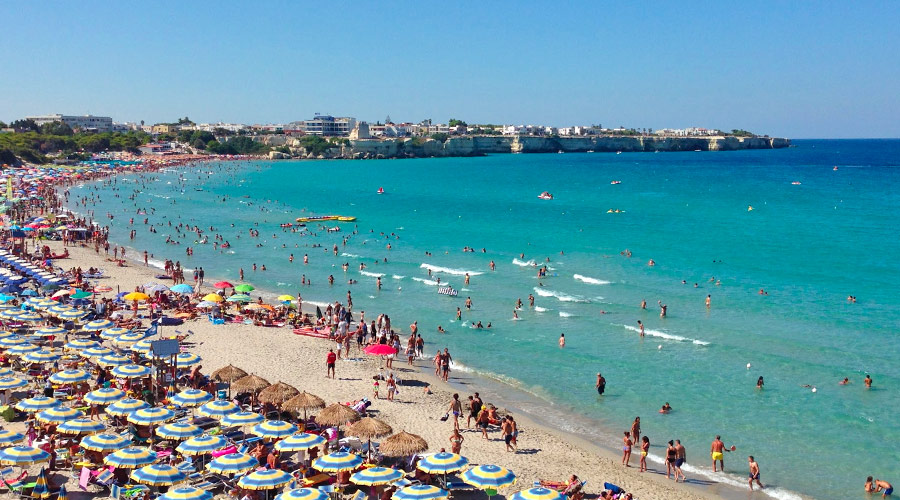 La spiaggia di Torre dell'Orso