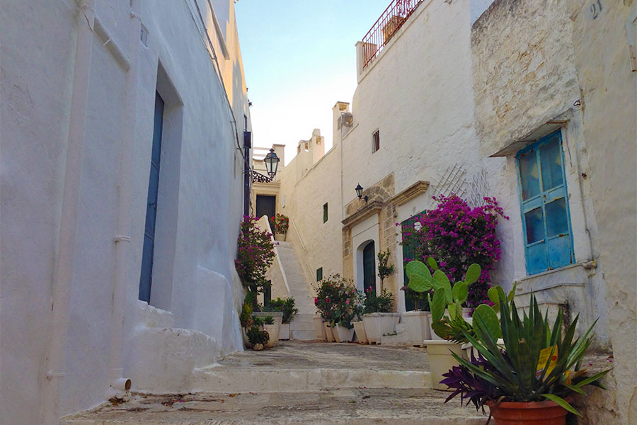 Vicolo nel Centro Storico di Ostuni